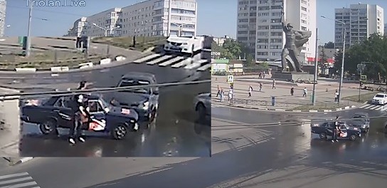 дтп В Харькове произошло ДТП с авто без водителя