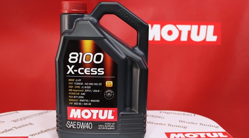 Популярная серия моторных масел Motul 8100 – низкий расход топлива