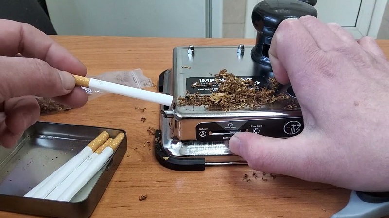 Как функционирует машинка для набивки сигарет