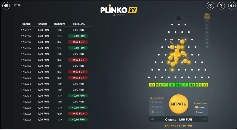 Как играют на аппаратах Plinko в современных онлайн-казино