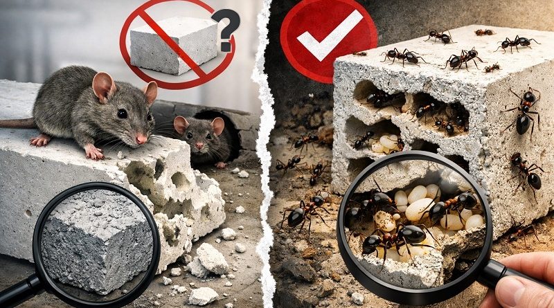 Чи їдять миші газоблок і чи заводяться в ньому мурахи? Розбір міфів