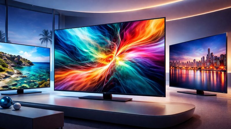 Магазин електроніки, де телевізор Samsung стає центром уваги