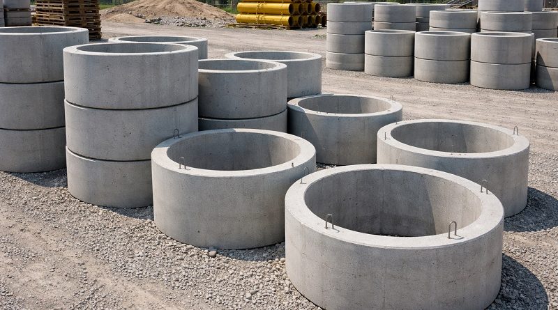 Бетонні кільця для каналізації і перевірка якості бетону перед монтажем