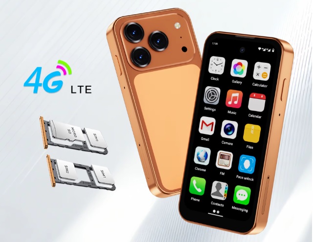 SERVO 4G LTE Cellular Mini Smartphone: необычный мини-смартфон с Android 12